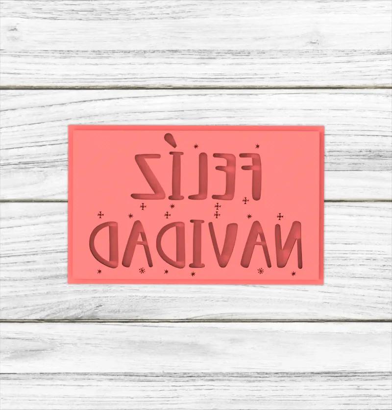 Sello/Stamp Feliz Navidad